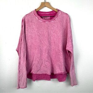 Frank & Eileen Anna Capelet Fleece Mineral Wash Pink Small